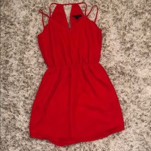 Banana Republic / strappy red minidress / 2P